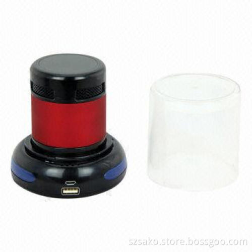 Portable Bluetooth Speaker, with Intelligent Voice Prompts, Sensing Capabilities, Rechargeable Dock